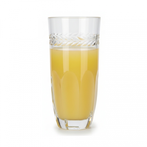 Copo de Cristal Lapidado 17 Long Drink Incolor 350ml