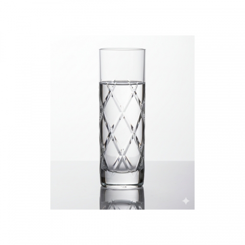 Copo de Cristal Lapidado 33 P/Vodka Incolor