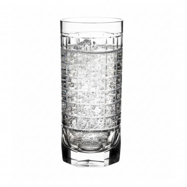 Copo Cristal Lapidado Cuba Libre Mozart 420ml Incolor