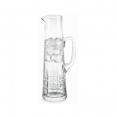 Jarra de Cristal Lapidada 48 Incolor 700ml
