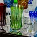 Copo Cristal Lapidado Long Drink Verde Claro 400ml