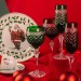 Taça Cristal Lapidado 79 P/ Vinho Tinto Verde Escuro 380ml
