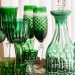 Taça Cristal Lapidado 79 P/Champagne Verde Escuro 230ml