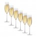Kit 6 Taças de Cristal P/Champagne 235ml