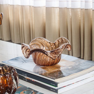 Cachepot Murano Bompietro Garnet