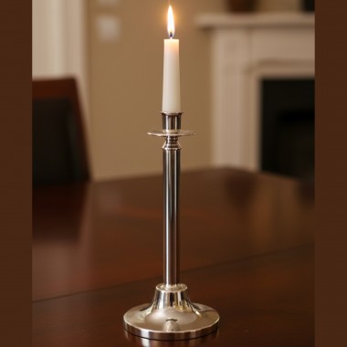 Castiçal Prata Redondo Classic St James