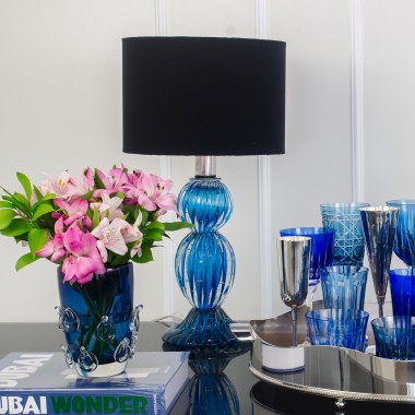 Cupula Abajur Cilindrica 30x20cm Preto