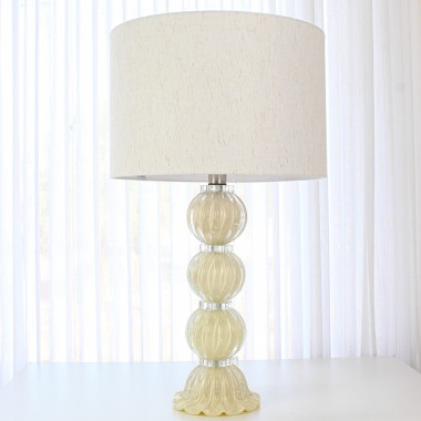 Cupula Abajur Cilindrica 40x30cm Cru