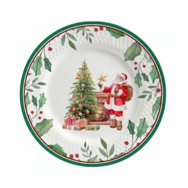 Prato de Sobremesa Natal Azevinho