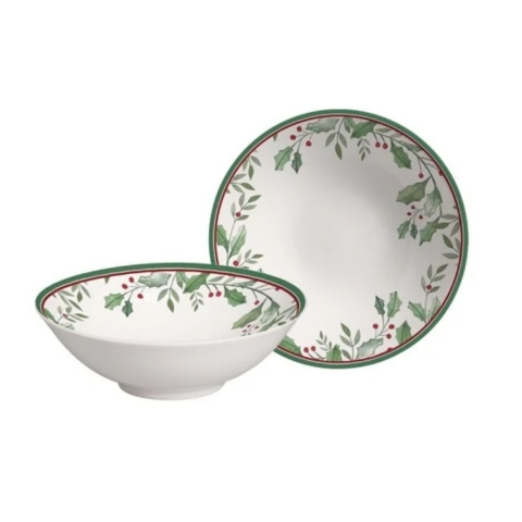 Bowl Decorado Natal Azevinho