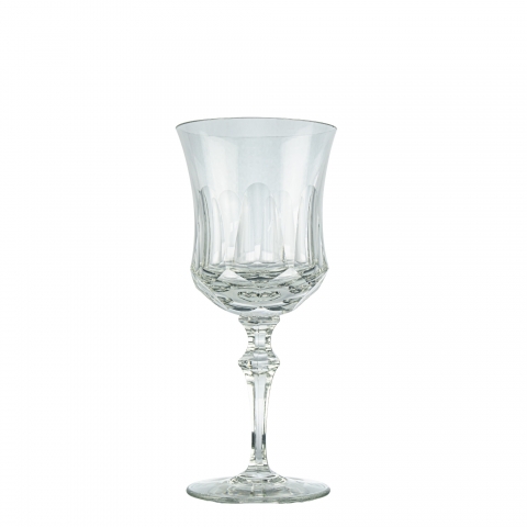 Kit 6 Taças de Cristal Lapidado 55 P/água Incolor