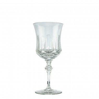 Kit 6 Taças de Cristal Lapidado 55 P/água Incolor