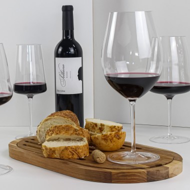 Migalheira Madeira Teca Oval