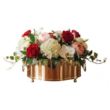 Centro de Mesa Ouro 24k Classic Pequeno St James