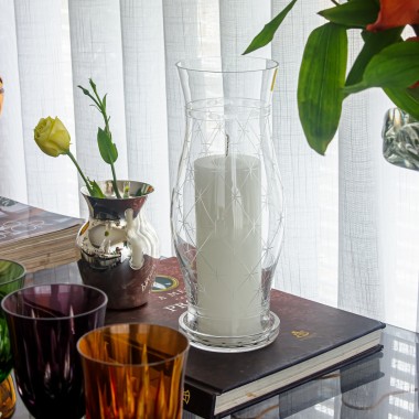 Lamparina de Cristal Lapidado 19 Spot