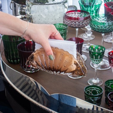 Porta Guardanapo Murano Istambul Garnet