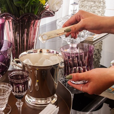 Copo Cristal Lapidado 66 Whisky Ametista 325ml