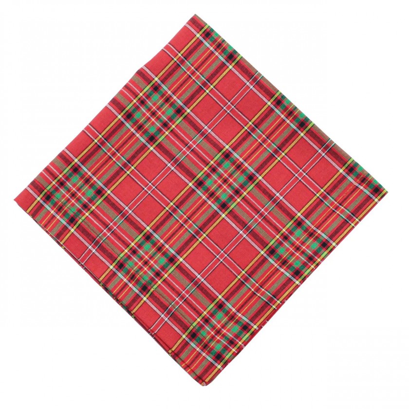 Guardanapo Avulso Tartan Natal Guardanapo Avulso Tartan Natal