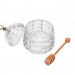 Meleira Cristal com Pegador Madeira