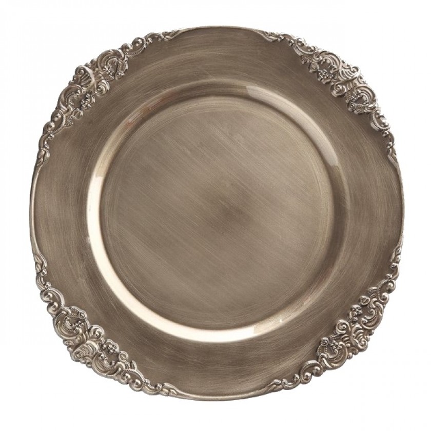 Sousplat Barroco Champagne Antique Sousplat Barroco Champagne Antique