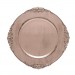 Sousplat P/Chá (lanche/Sobremesa) Barroco Rose Gold Antique