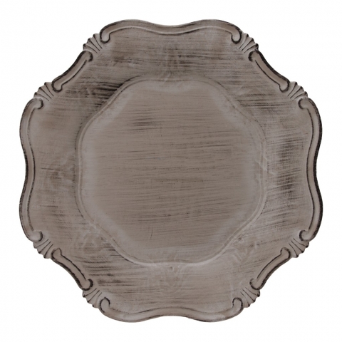 Sousplat Corinto Taupe