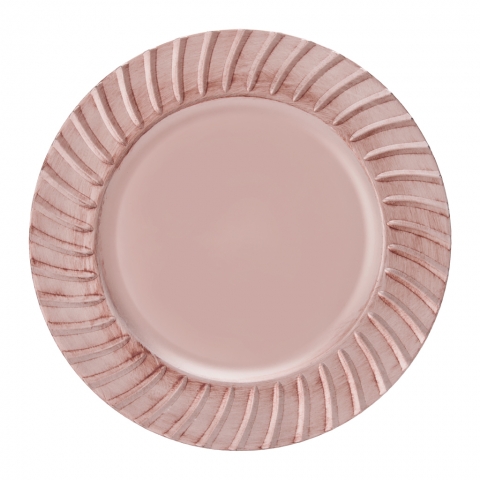 Sousplat Dorico Rose Gold Antique