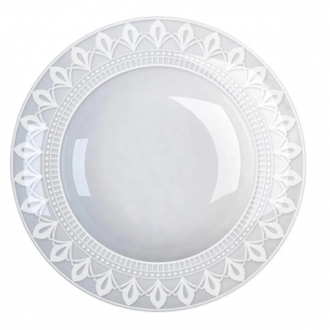 Prato Fundo de Porcelana Palace