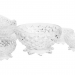 Conjunto P/Sobremesa Cristal de Chumbo Abacaxi