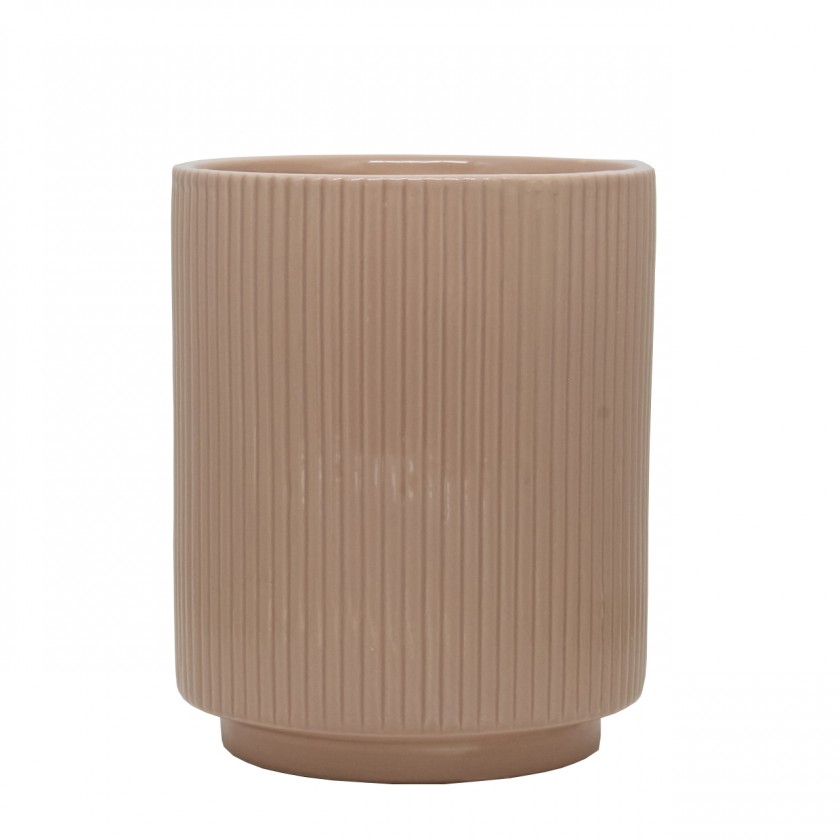 Cachepot em Cerâmica Maite Rosa Pastel Cachepot em Cerâmica Maite Rosa Pastel