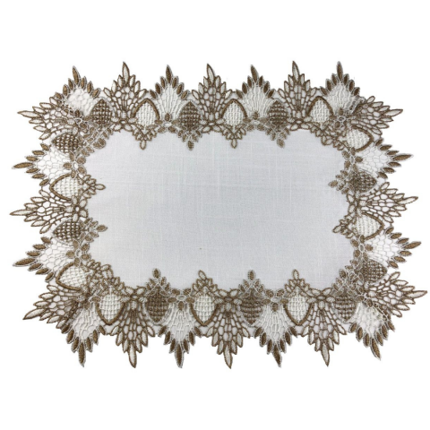 Toalha de Bandeja Retangular Martina