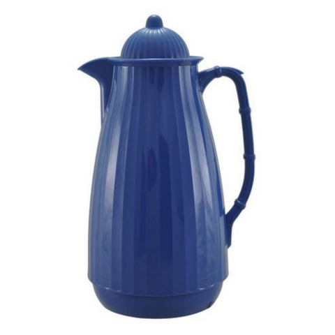 Garrafa Térmica de Plástico Bambu Azul