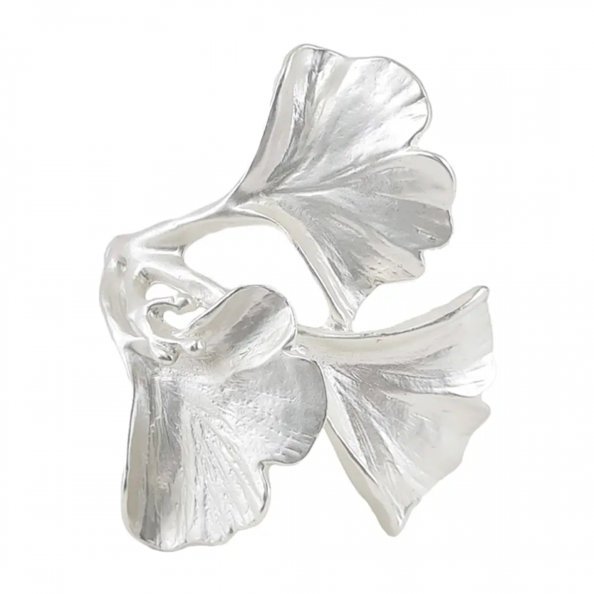 Conjunto 4 Anéis P/Guardanapo Metal Flor Prateada Conjunto 4 Anéis P/Guardanapo Metal Flor Prateada