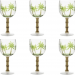 Kit 6 Taças P/água Acrílico Palm Tree 500ml