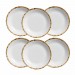 Conjunto 6 Peças Prato de Pão Bambu Natural
