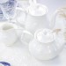 Kit 3 Peças P/Cha e Café Porcelana Super White Queen