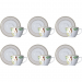 Conjunto 6 Xícaras e 6 Pires P/Chá de Porcelana Bela Fauna
