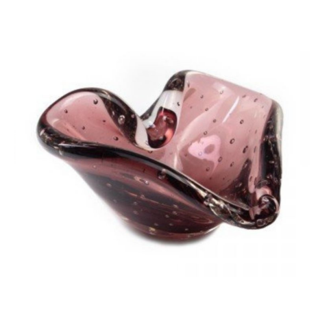 Porta Objetos Murano Coração New Rubi