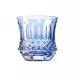 Copo Cristal Lapidado Mozart Whisky Azul Claro 325ml