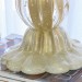Abajur Murano Siena Topazio com Ouro 24k
