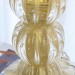 Abajur Murano Siena Topazio com Ouro 24k