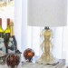 Abajur Murano Siena Topazio com Ouro 24k