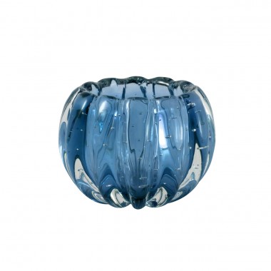 Cachepot Murano Liceu Pp Aqua Marine