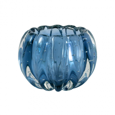 Cachepot Murano Liceu Pp Aqua Marine