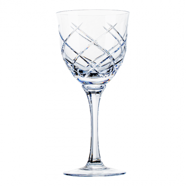 Taça Cristal Lapidado 33 P/Vinho Tinto Incolor 370ml