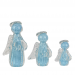Kit 3 Anjos Murano Amazonita