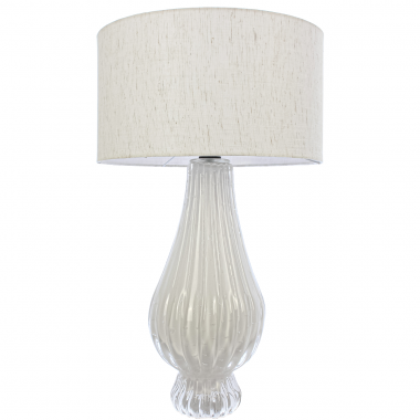 Abajur Murano Villette Branco Perola