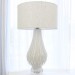 Abajur Murano Villette Branco Perola