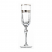 Taça de Cristal Lapidado P/Champagne Série Ouro 250ml