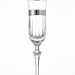 Taça de Cristal Lapidado P/Champagne Série Ouro 250ml